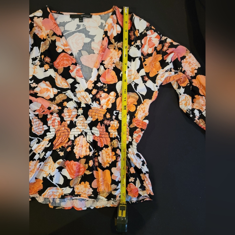 Harve Benard 100% Rayon Blouse. 3/4 sleeves. - Picture 11 of 12